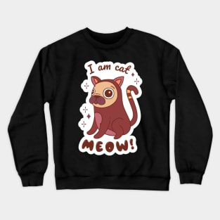 Cat Pug Crewneck Sweatshirt